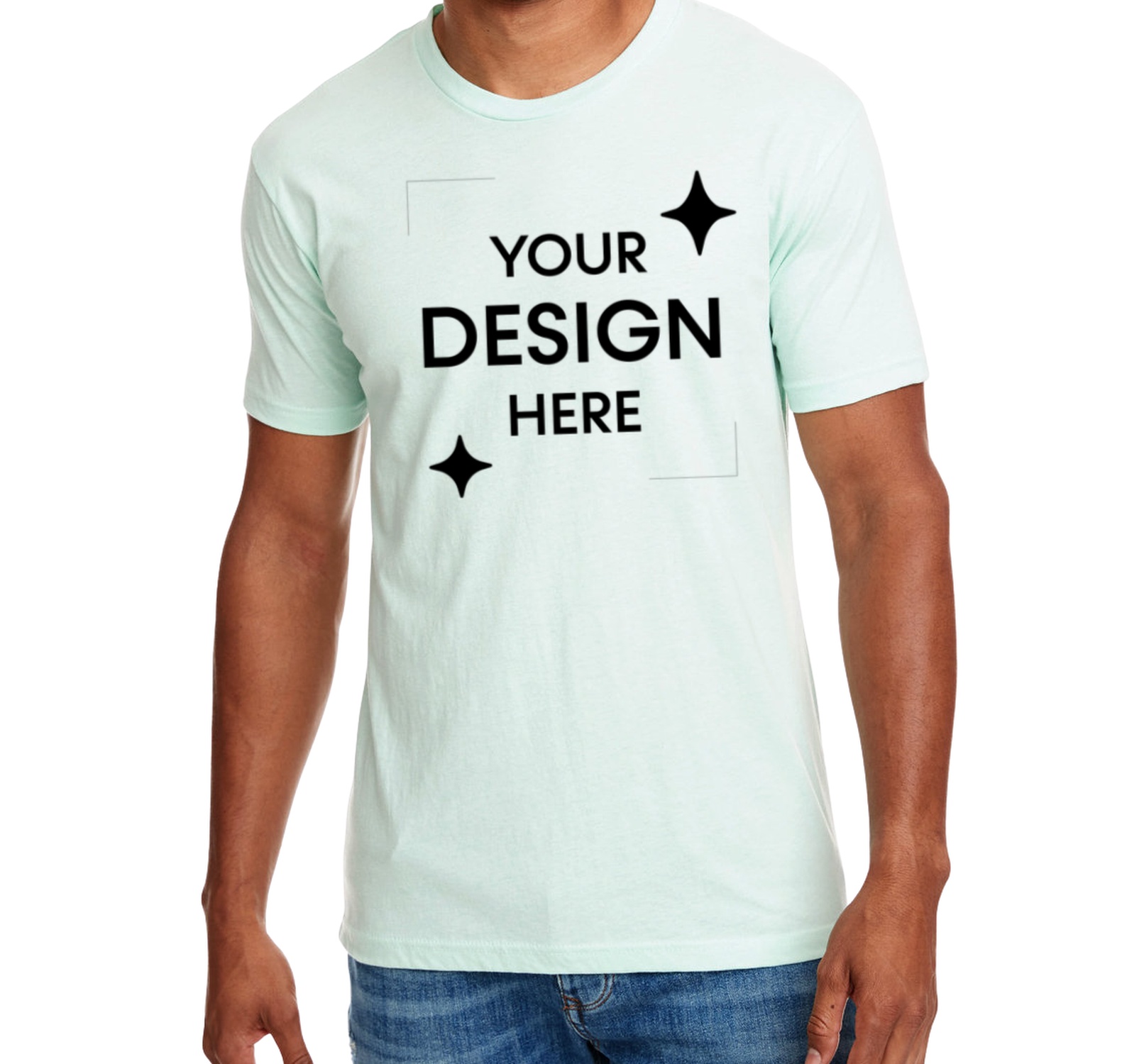 Unisex CVC Crewneck T-Shirt