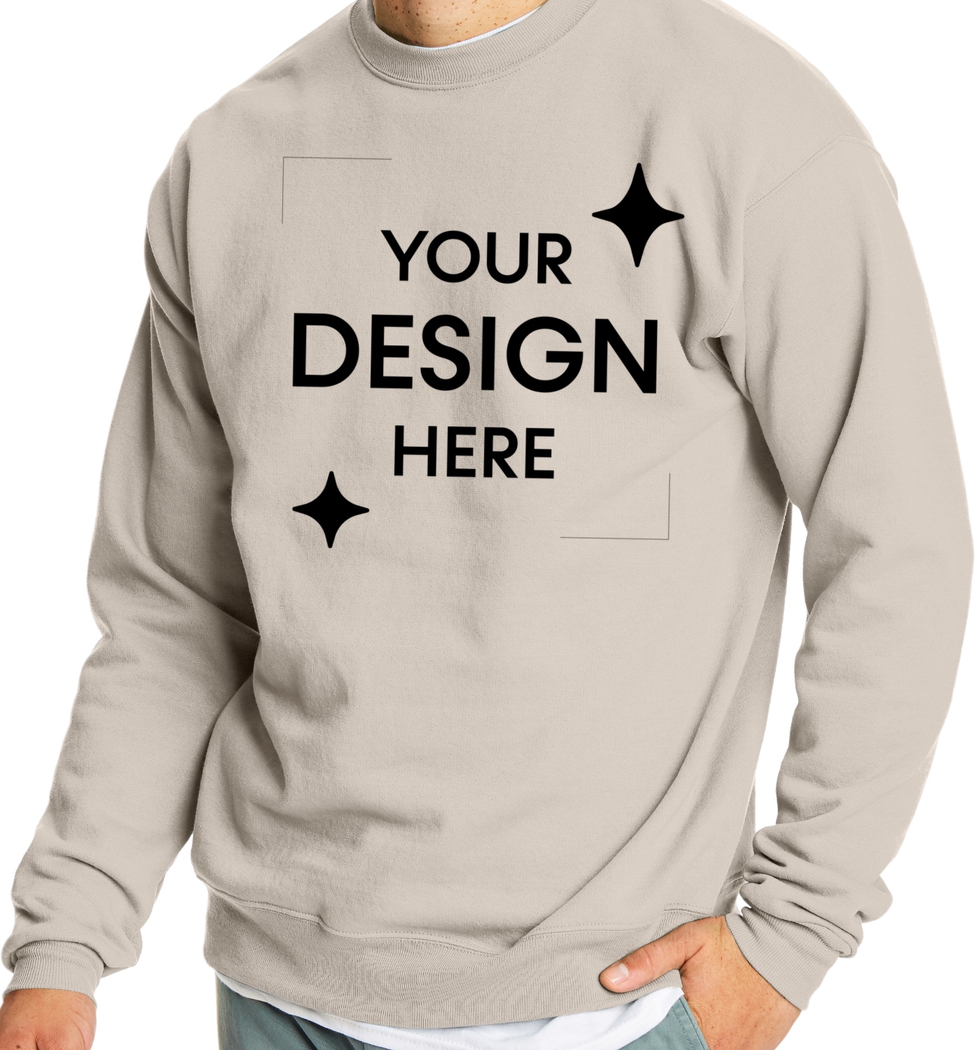 Unisex Ecosmart® 50/50 Crewneck Sweatshirt