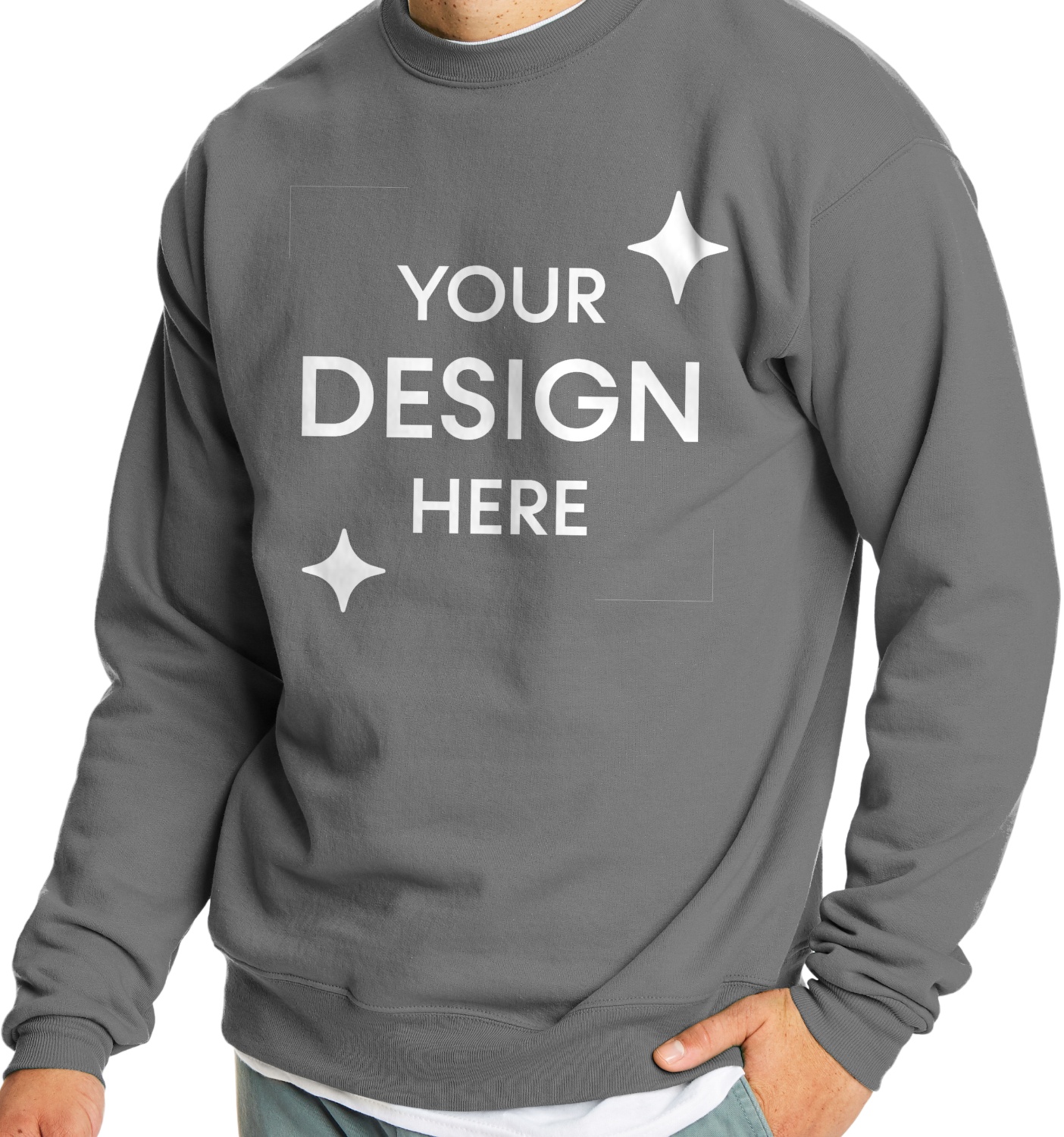 Unisex Ecosmart® 50/50 Crewneck Sweatshirt