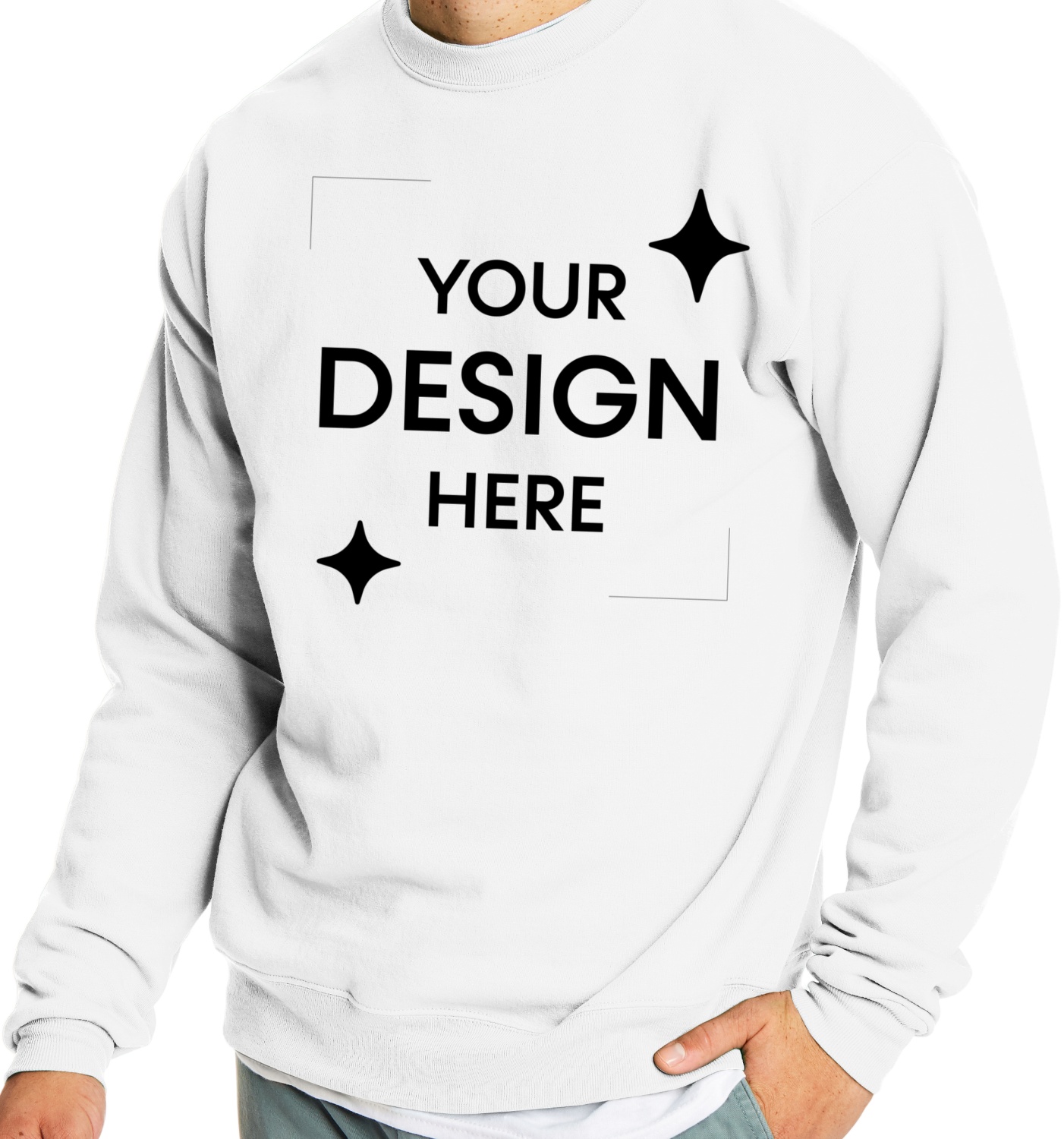 Unisex Ecosmart® 50/50 Crewneck Sweatshirt