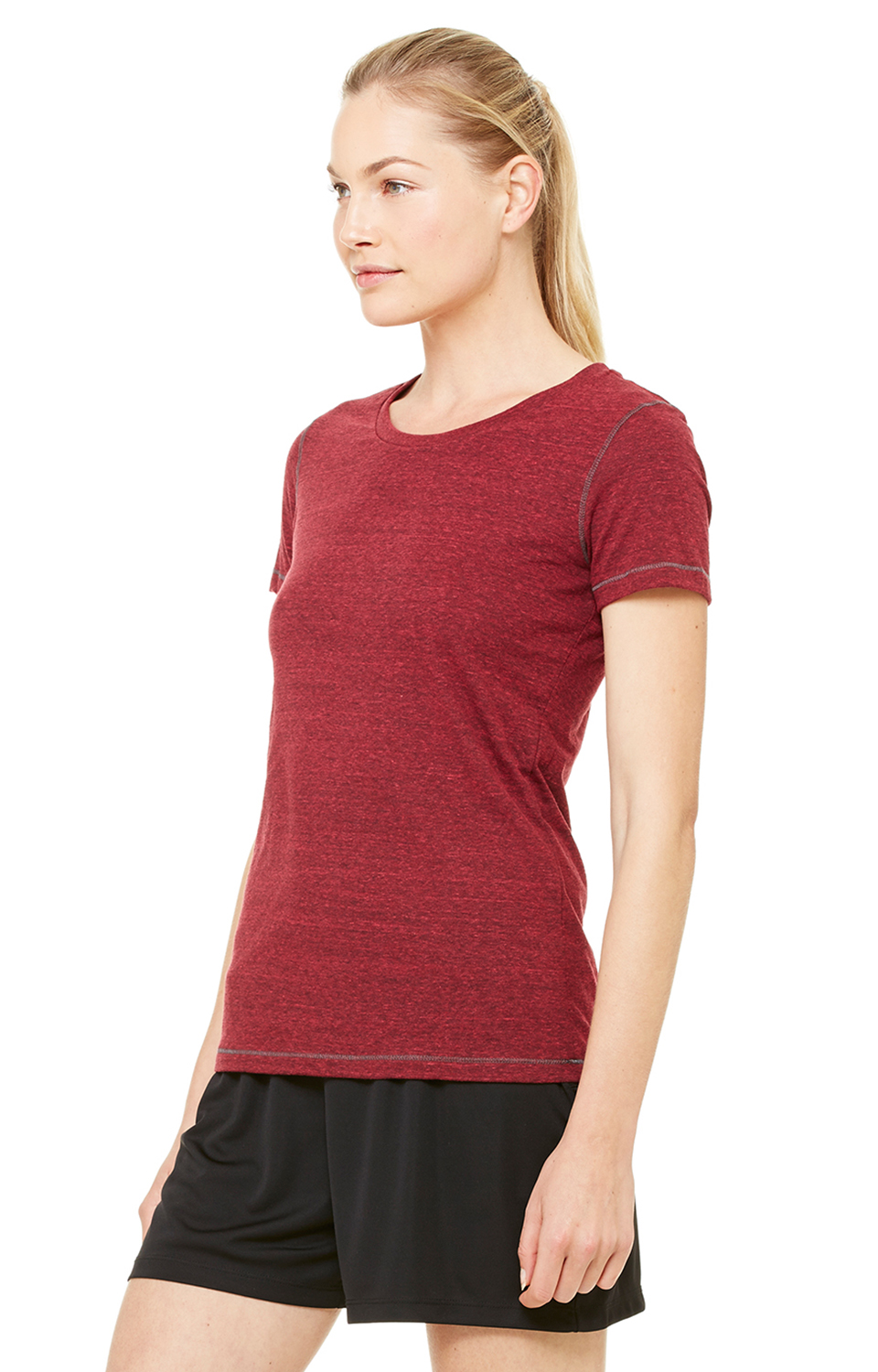 All Sport W1101 Red Heather Triblend