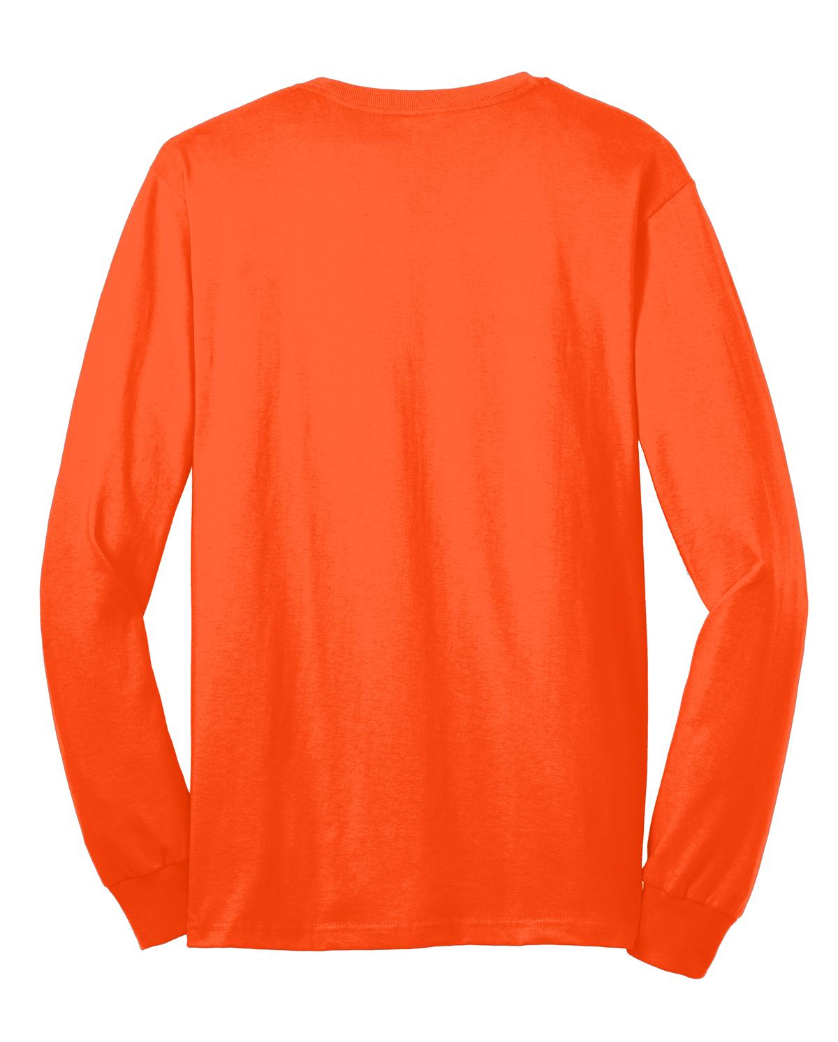 Port & Company USA100LS Safety Orange