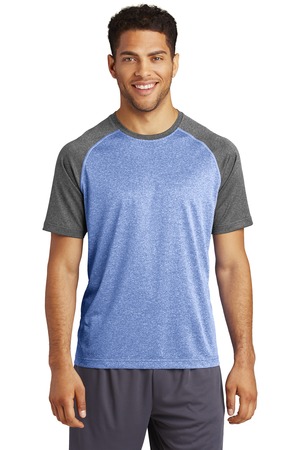 Sport-Tek ST362 True Royal Heather / Graphite Heather