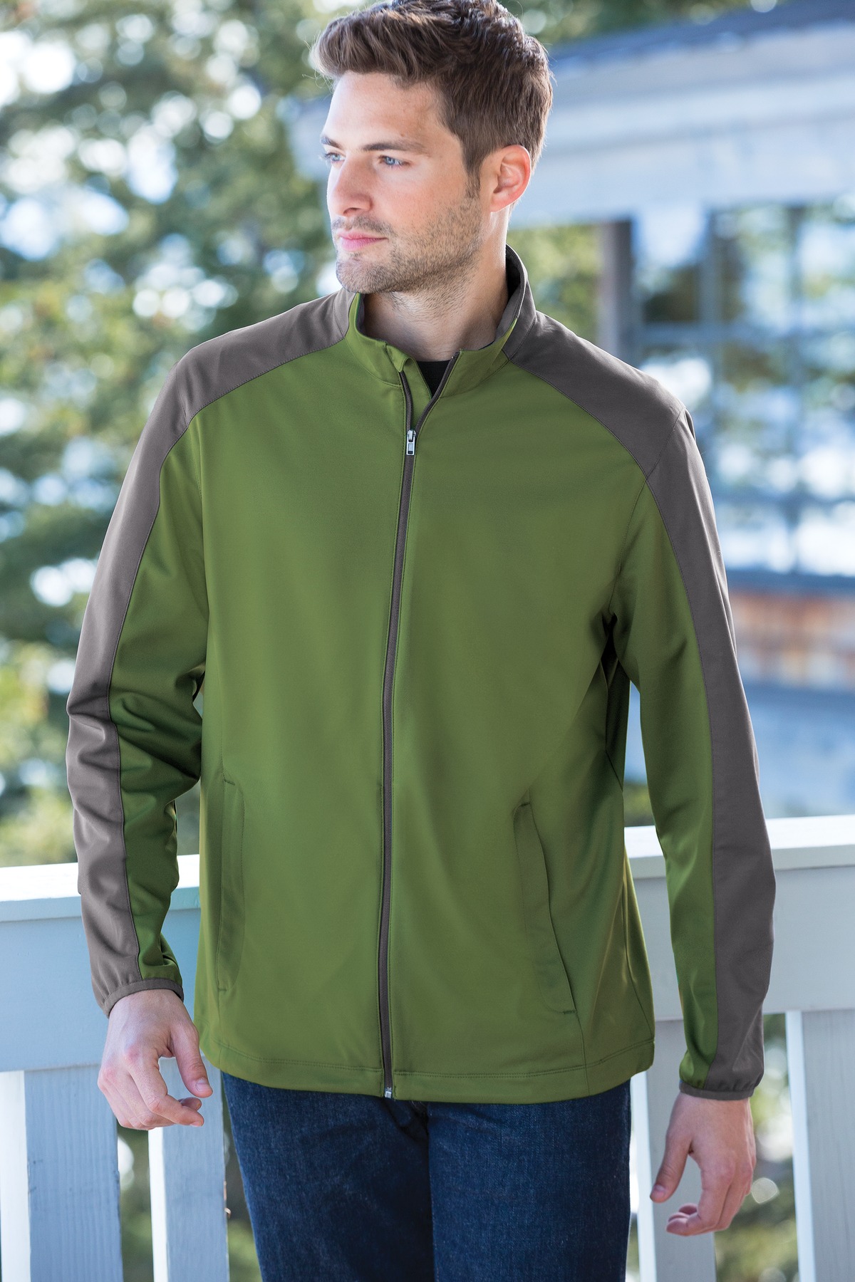 Port Authority J718 Deep Black / Gray St