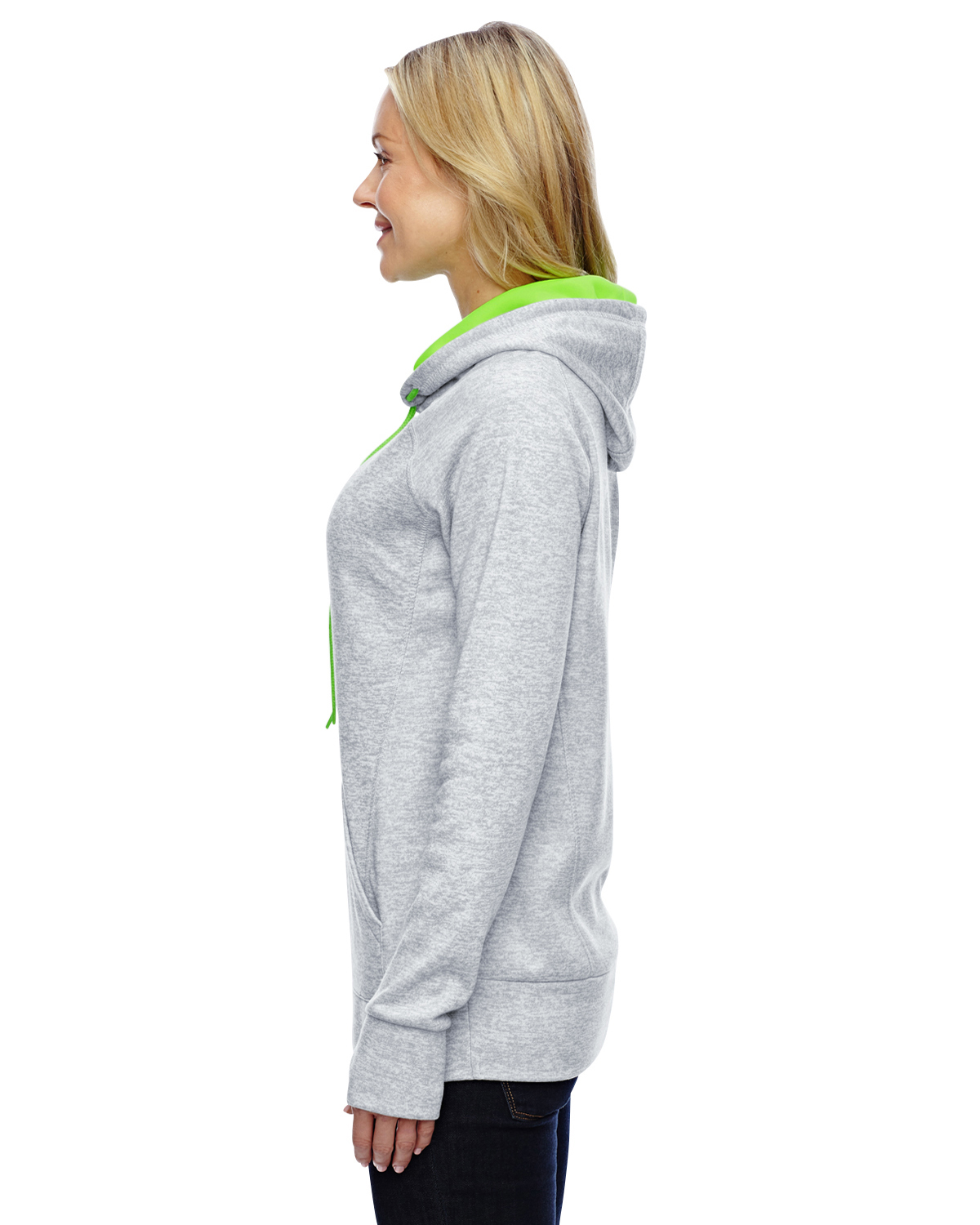 J America JA8616 Ice Gray Fleck / Neon Green