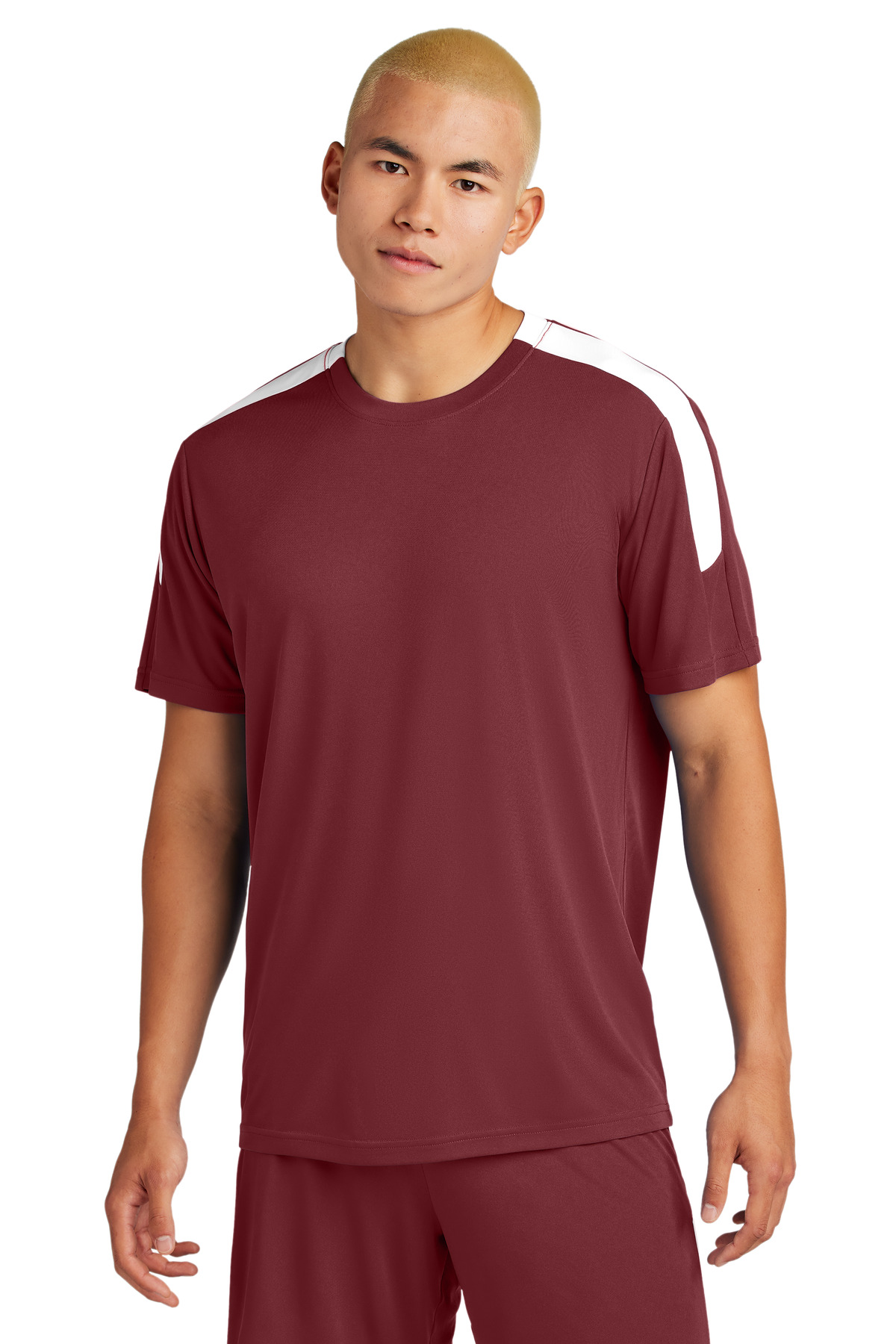 Sport-Tek ST100 Maroon / White
