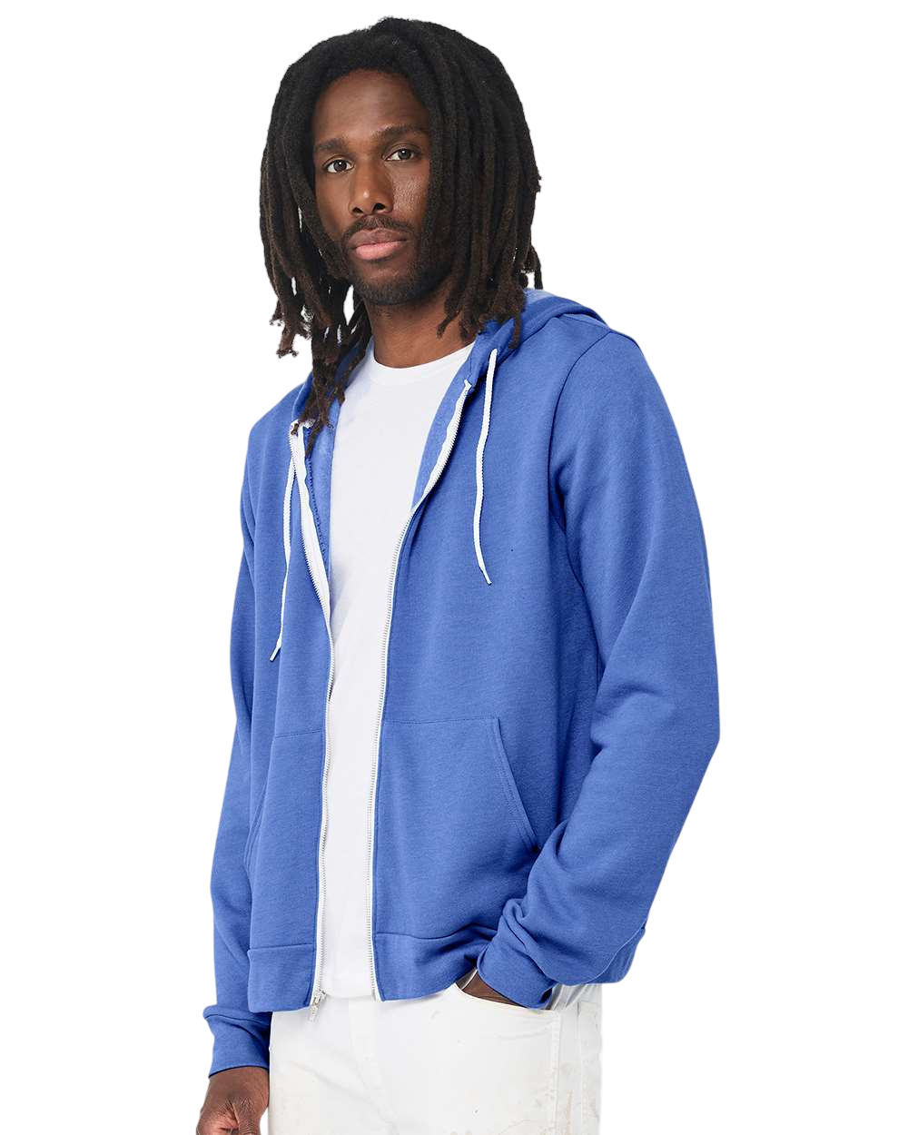 Bella + Canvas 3739 Heather Columbia Blue