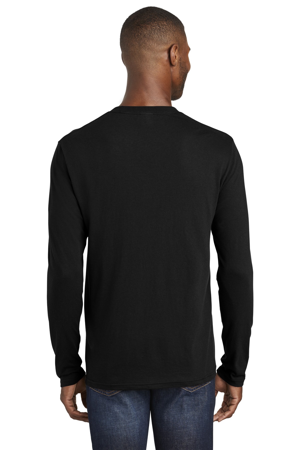 Port & Company PC455LS Jet Black