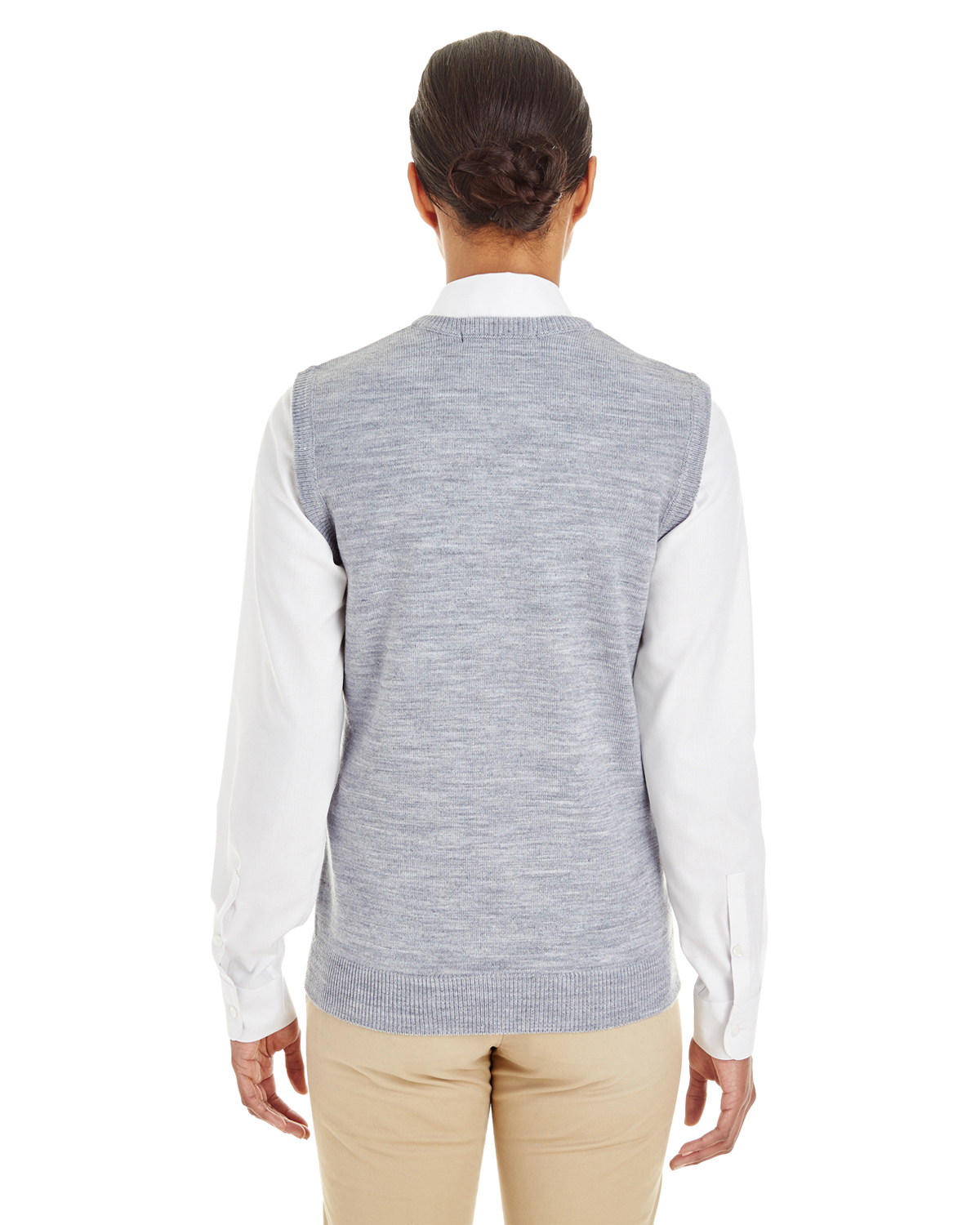 Harriton M415W Gray Heather