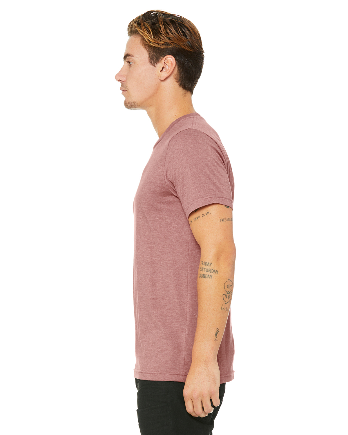 Bella + Canvas 3001CVC Heather Mauve