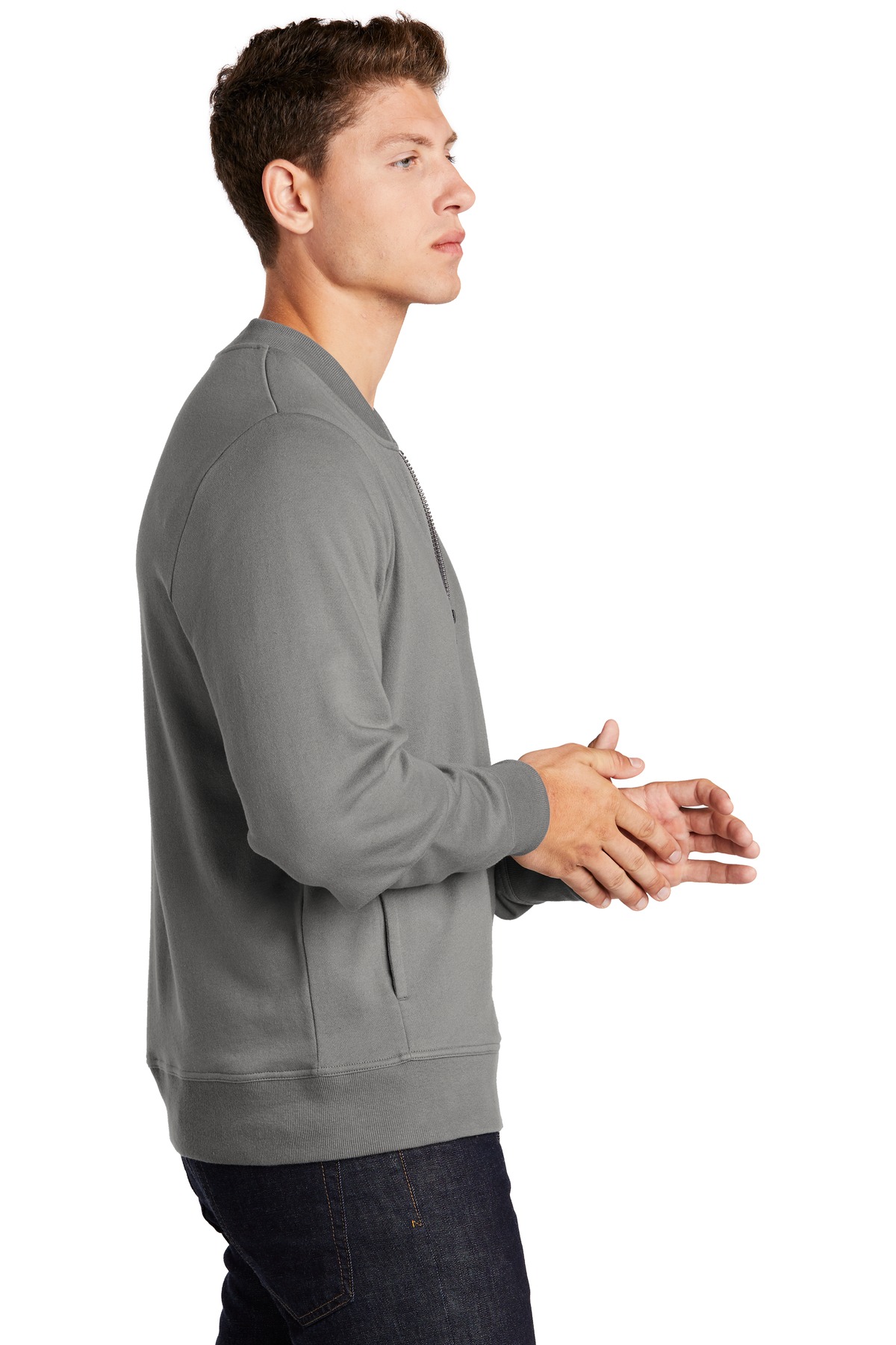 Sport-Tek ST274 Gray Concrete