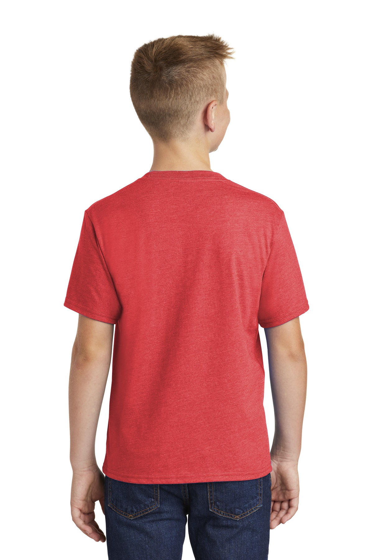 Port & Company PC455Y Bright Red Heather