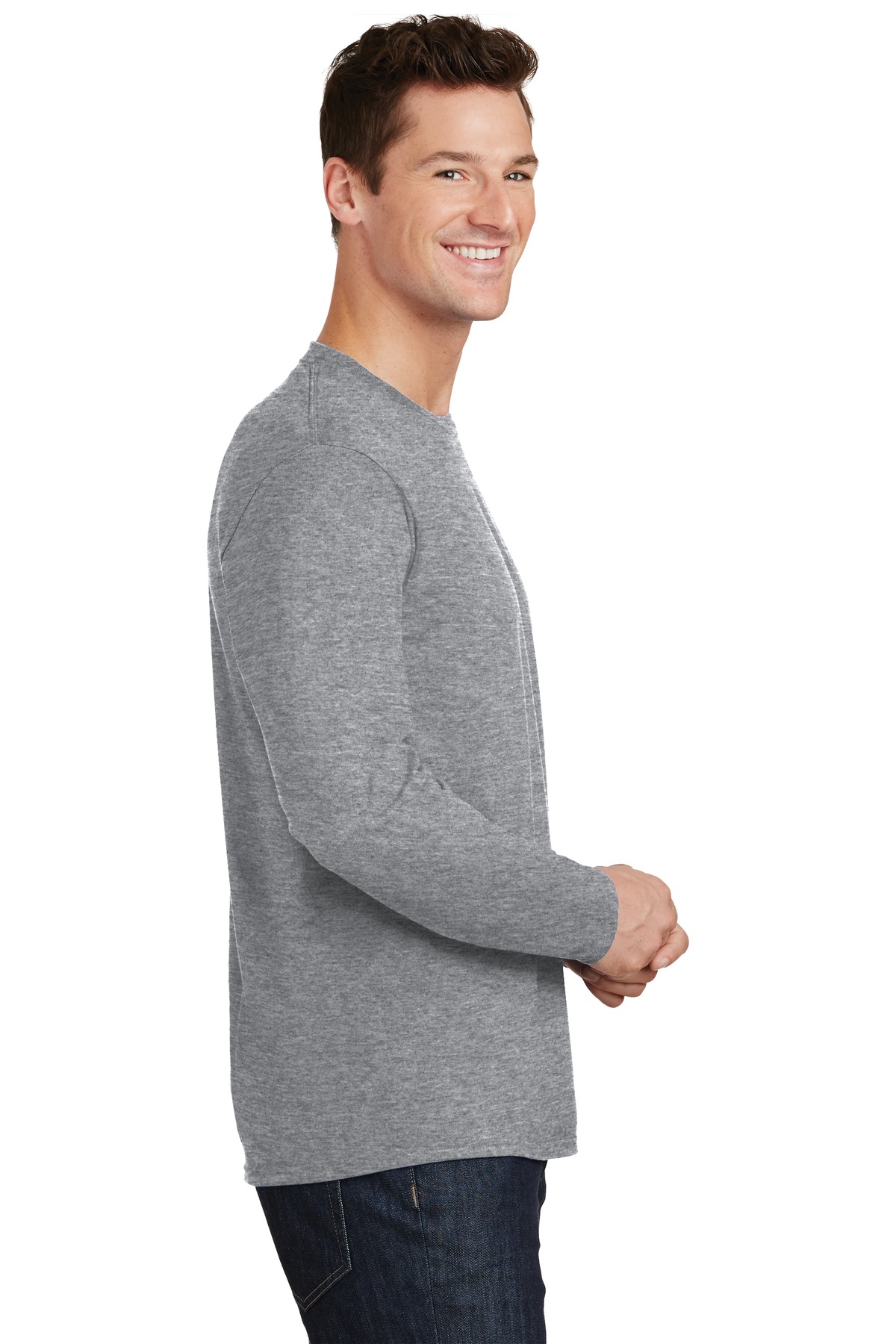 Port & Company PC450LS Athletic Heather