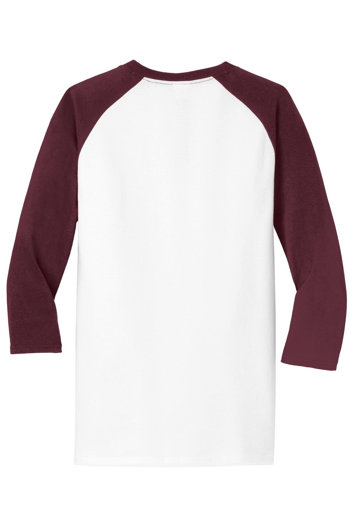 Port & Company PC55RS White / Athletic Maroon