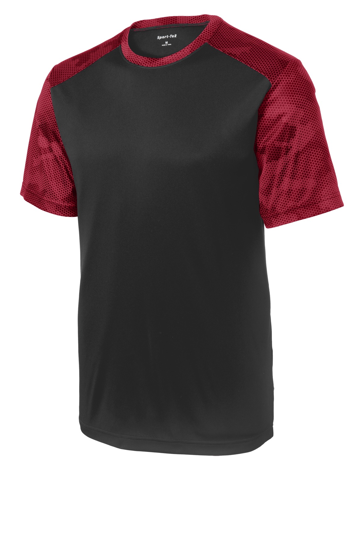 Sport-Tek YST371 Black / Deep Red