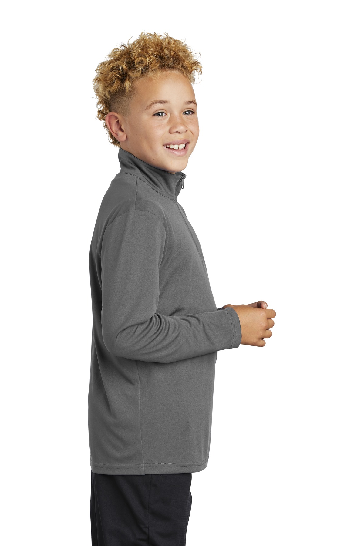 Sport-Tek YST357 Gray Concrete