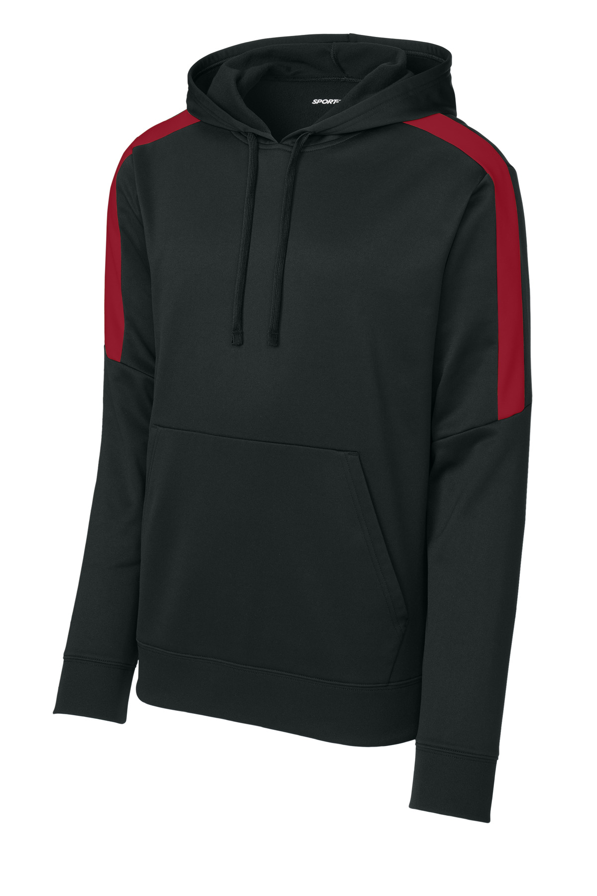 Sport-Tek ST255 Black / Deep Red