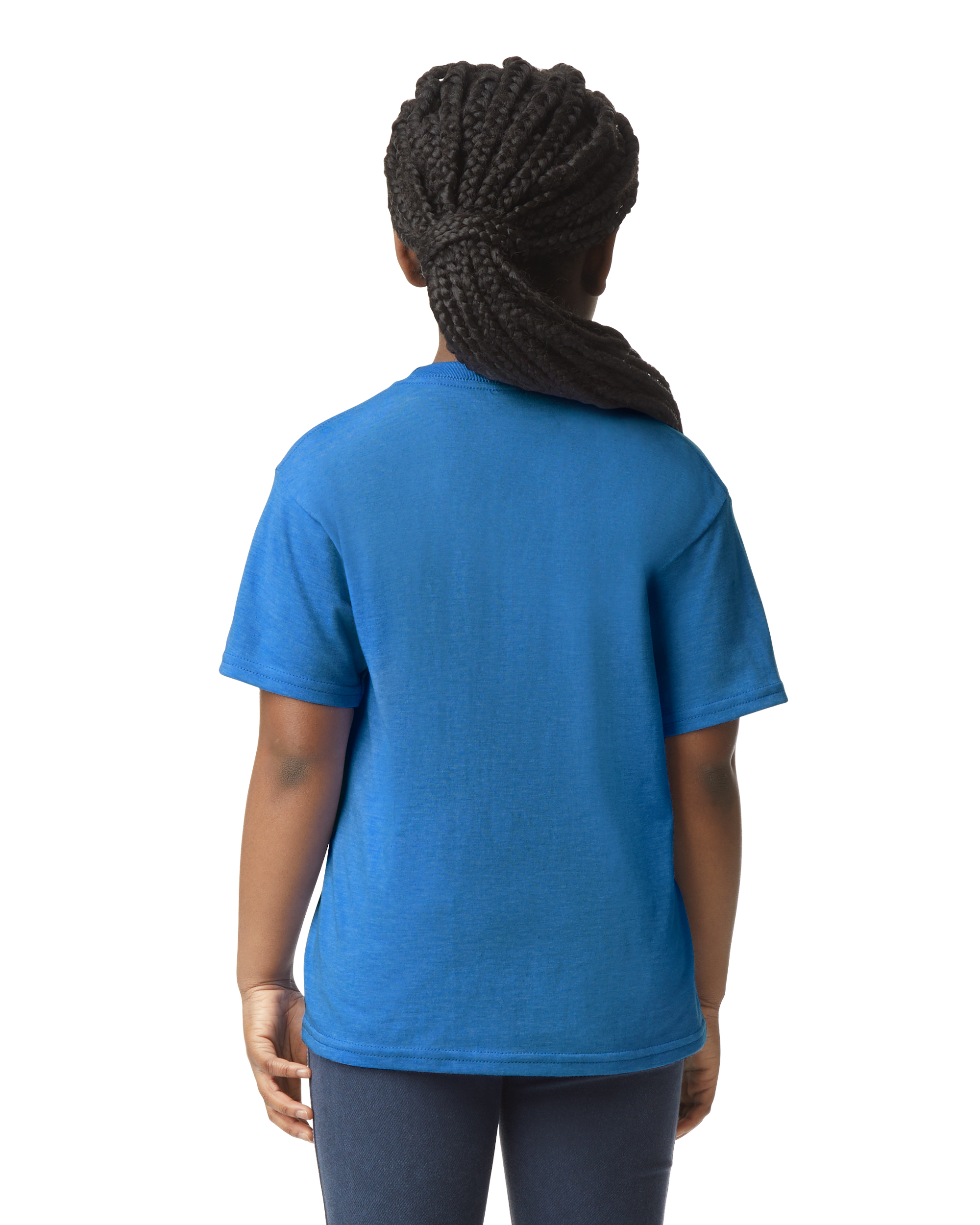 Gildan G640B Heather Royal