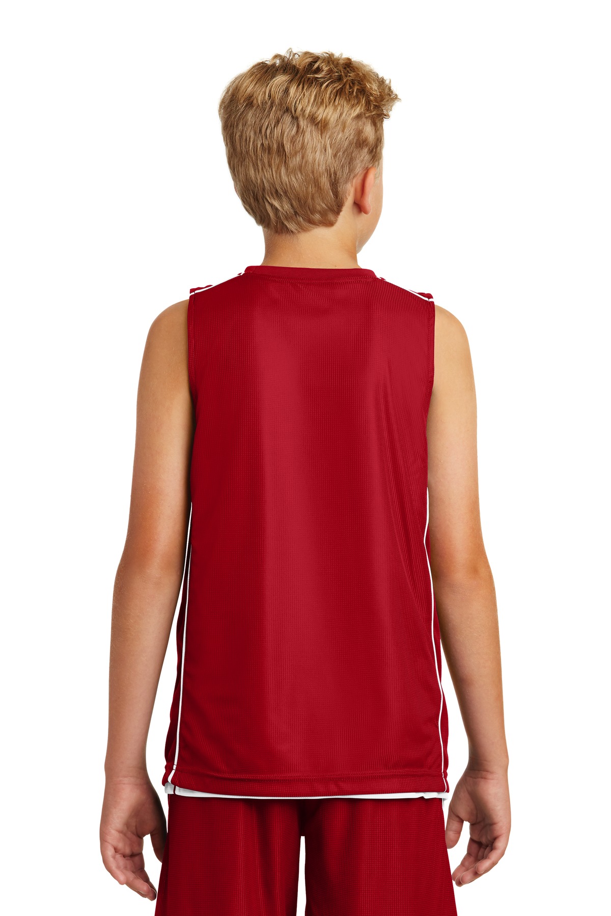 Sport-Tek YT555 True Red / White