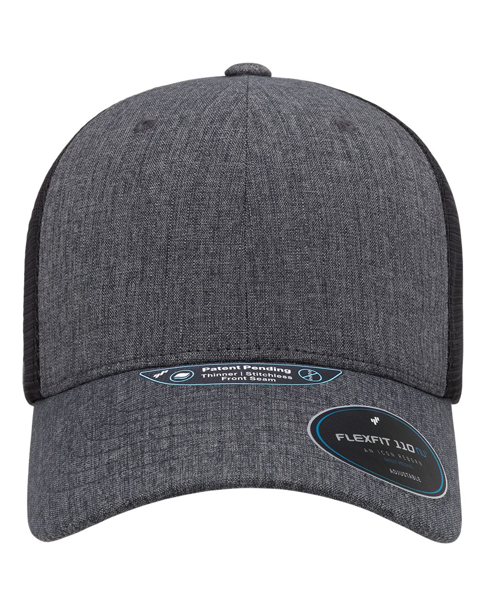 Flexfit 110MNU Melange Charcoal/ Black