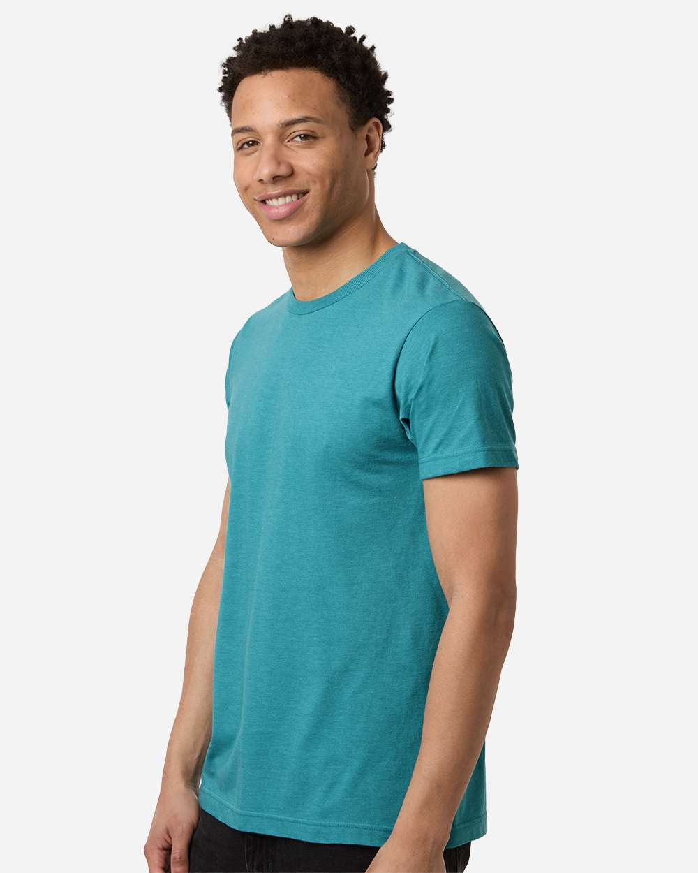 Tultex 0202TC Heather Aqua Blue