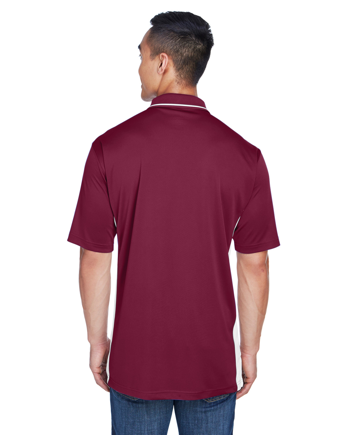 UltraClub 8406 Maroon / White