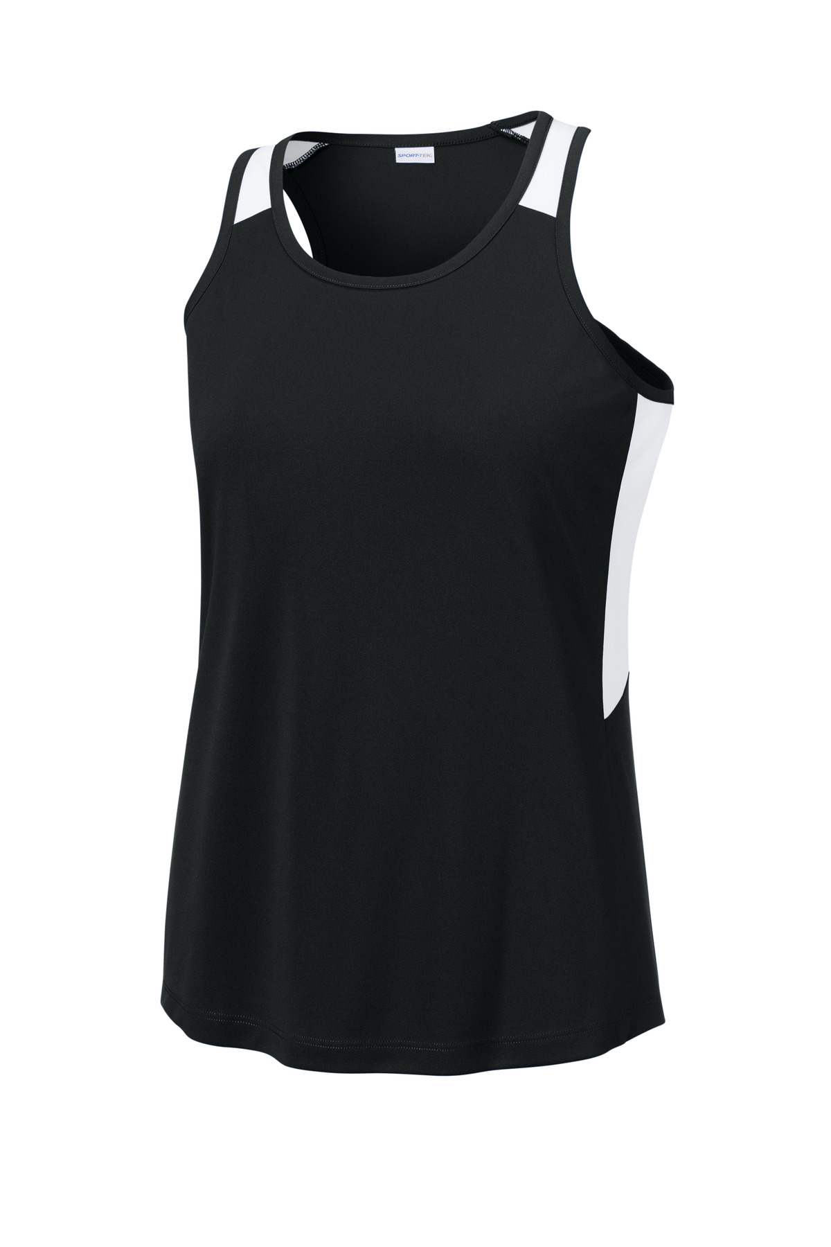 Sport-Tek LST446 Black / White