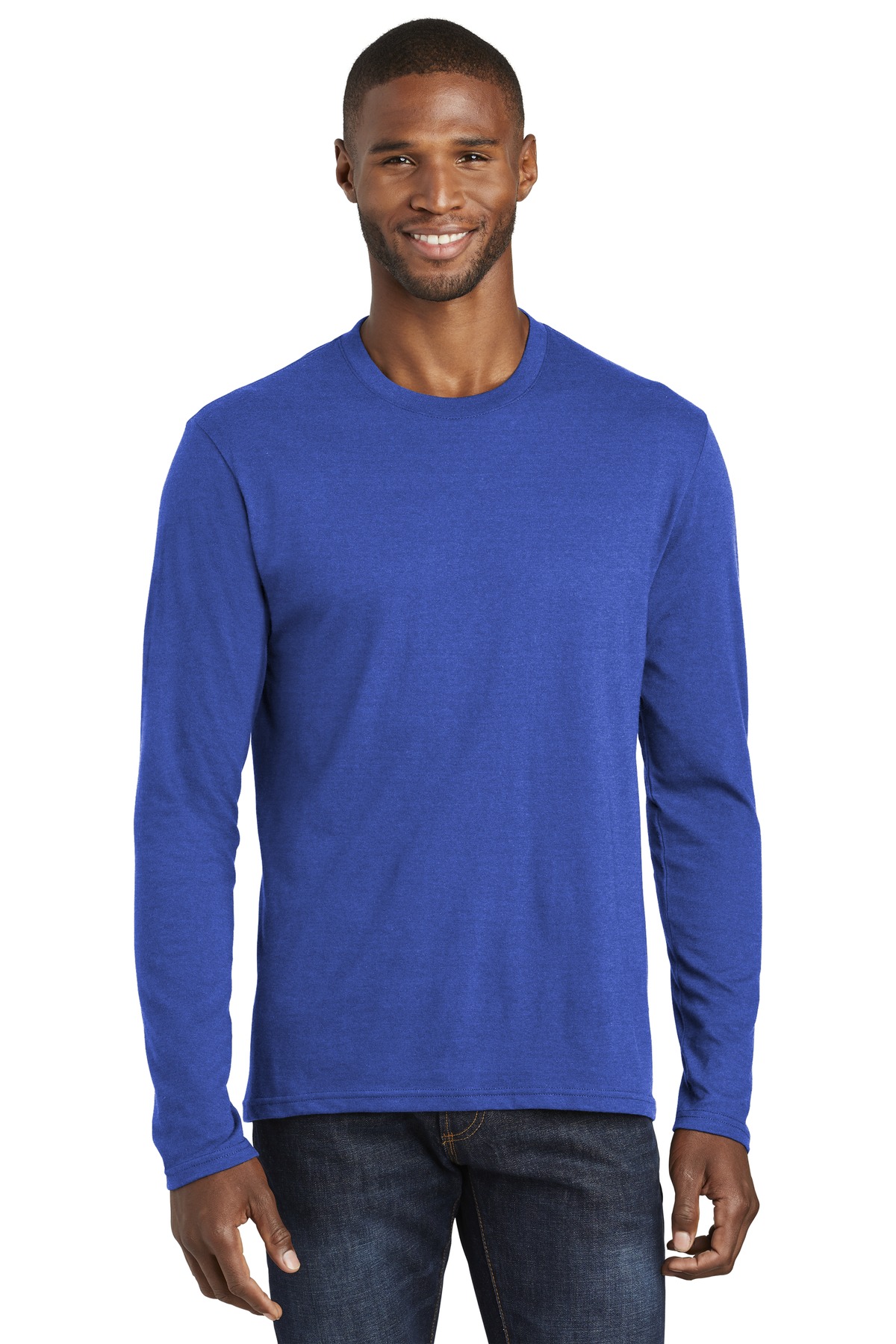 Port & Company PC455LS True Royal Heather
