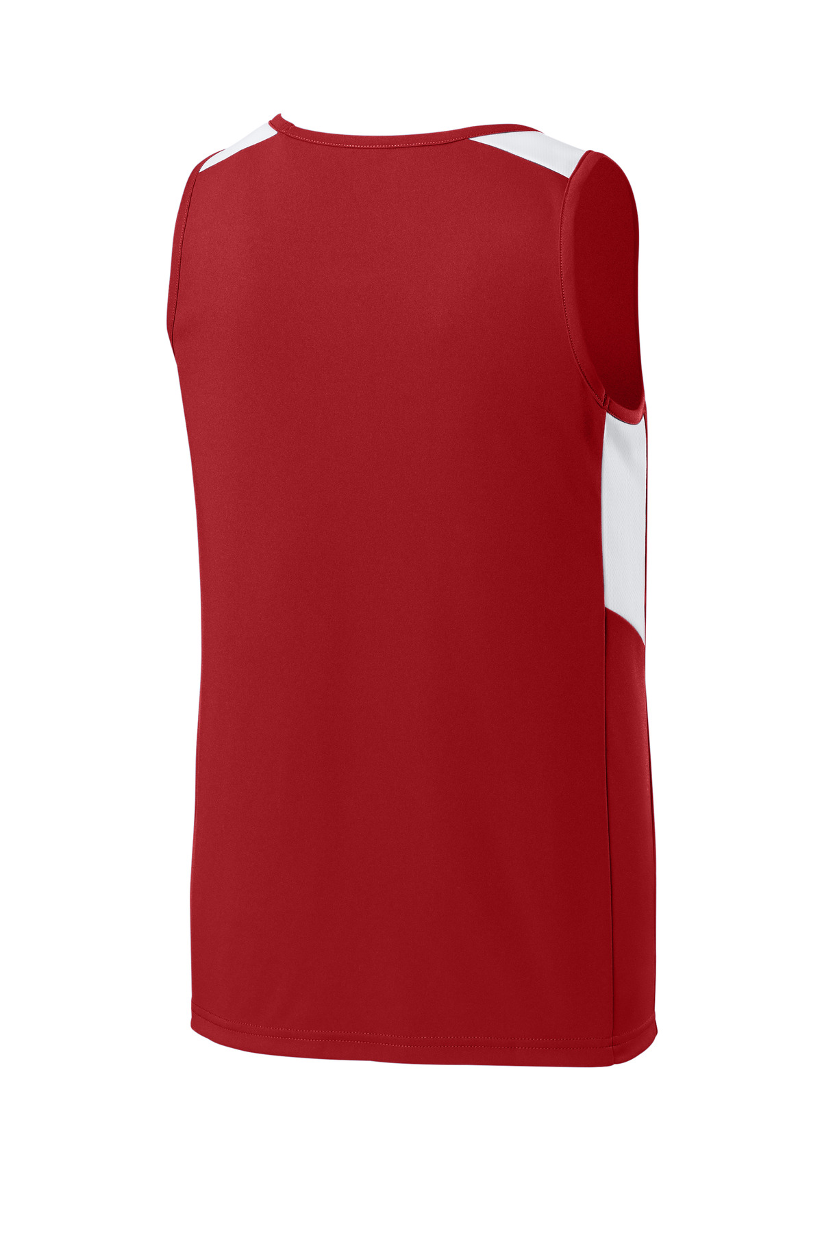 Sport-Tek YST446 Deep Red/ White