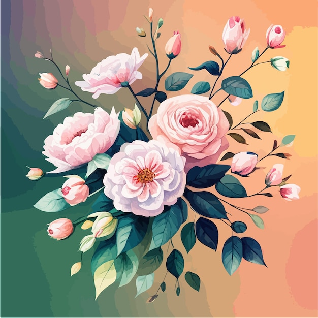 Vibrant Floral Bouquet of Elegant Roses and Blossoms | Jiffy Designs