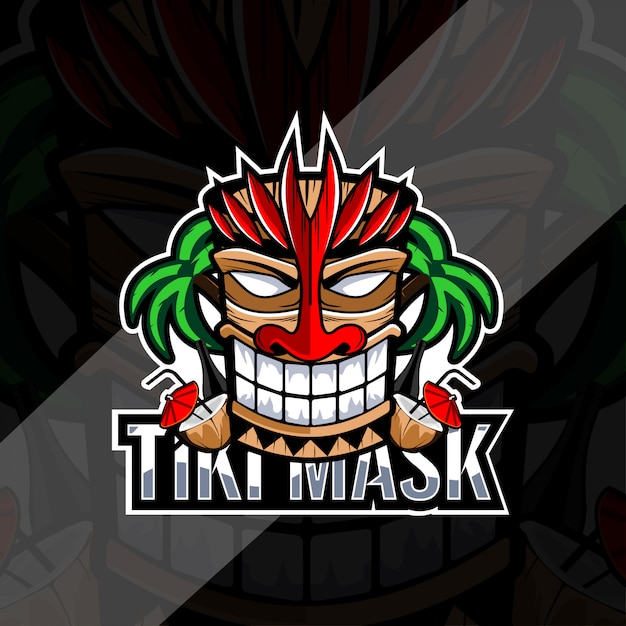 Captivating Tiki Mask with Vibrant Design | Jiffy Designs