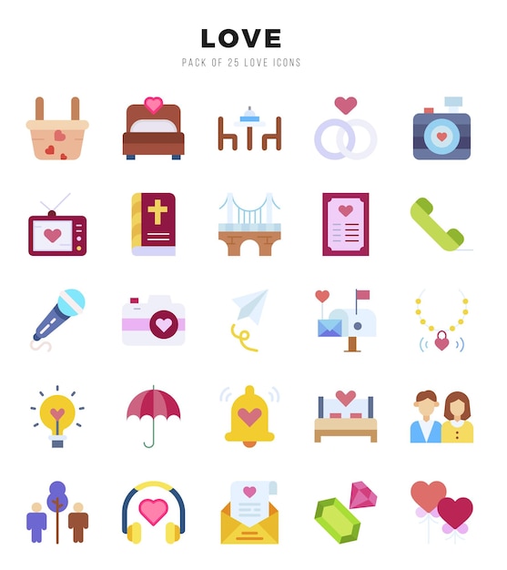 Heartfelt Symbols of Love: A Charming Visual Tapestry | Jiffy Designs