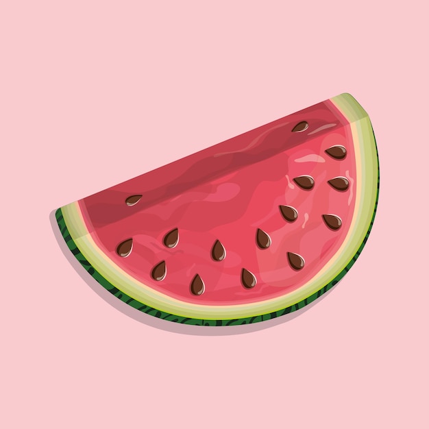 Vibrant Watermelon Slice with Juicy Texture | Jiffy Designs