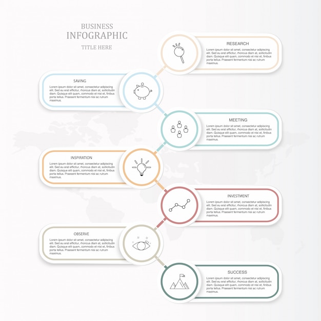 Vibrant Infographic with Colorful Geometric Shapes and Text Boxes ...