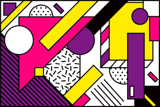 Vibrant Geometric Shapes and Patterns in Bold Colors | Jiffy Designs