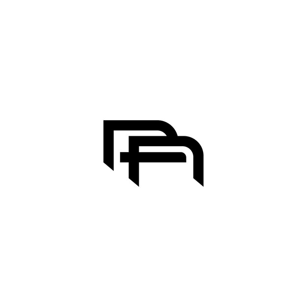 Minimalist Monogram Logo with Overlapping Letters | Jiffy Designs