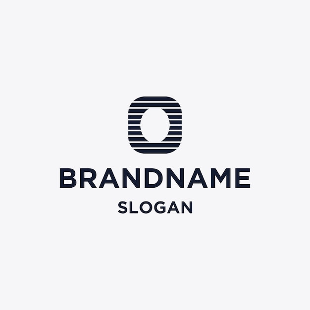 Minimalist Monogram with Sleek Striped Letter Design | Jiffy Designs