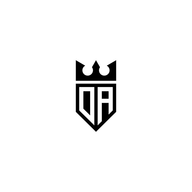 Regal Monogram Emblem with Distinctive Crown Symbol | Jiffy Designs