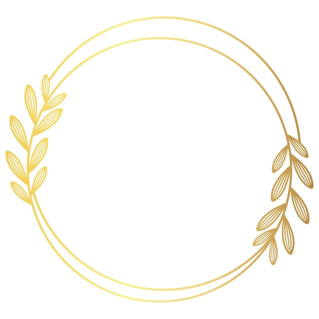Golden Laurel Wreath with Elegant Floral Accents | Jiffy Designs