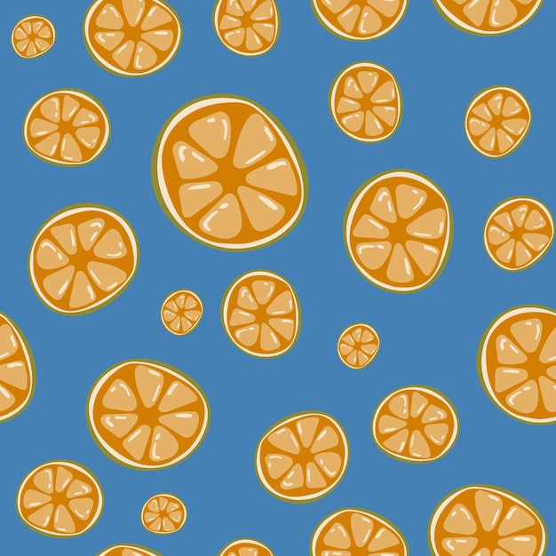 Vibrant Orange Slices Forming a Citrus Mosaic | Jiffy Designs