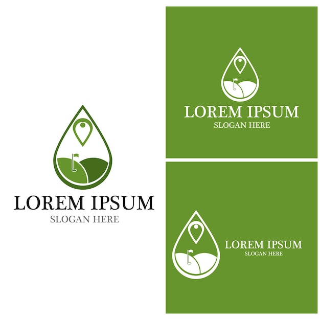 Versatile Green Leaf Drop Logos for Eco-Friendly Branding | Jiffy Designs