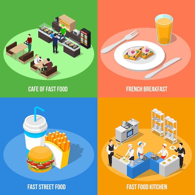 Vibrant Collection of Diverse Fast Food Imagery | Jiffy Designs