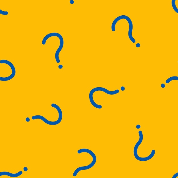 Vibrant Question Mark Pattern for Versatile Designs | Jiffy Designs