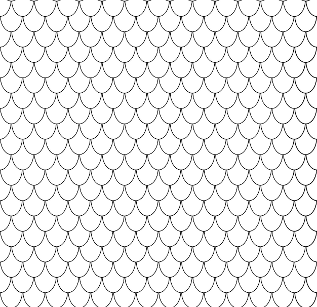 Seamless Scalloped Pattern with Elegant Lines | Jiffy Designs