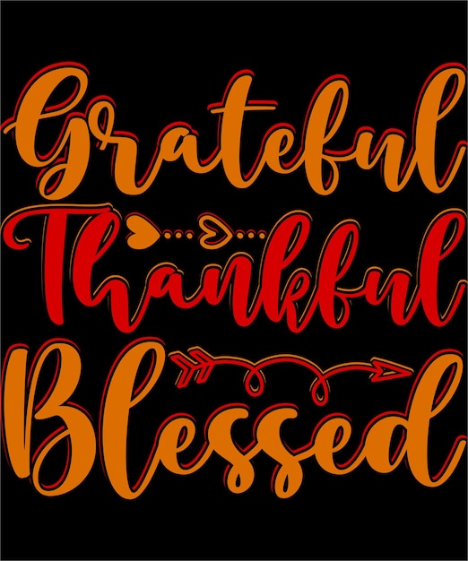 Vibrant Lettering Expressing Gratitude and Blessings | Jiffy Designs