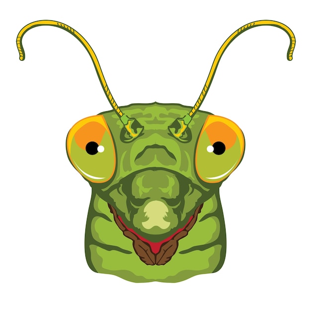 Vibrant Alien Bug with Expressive Eyes and Quirky Antennae | Jiffy Designs