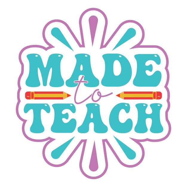 Vibrant Lettering Celebrating the Art of Teaching | Jiffy Designs