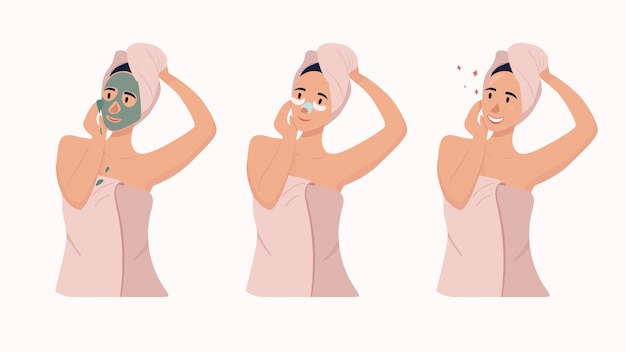 Playful Self-Care Routine with Smiling Woman | Jiffy Designs