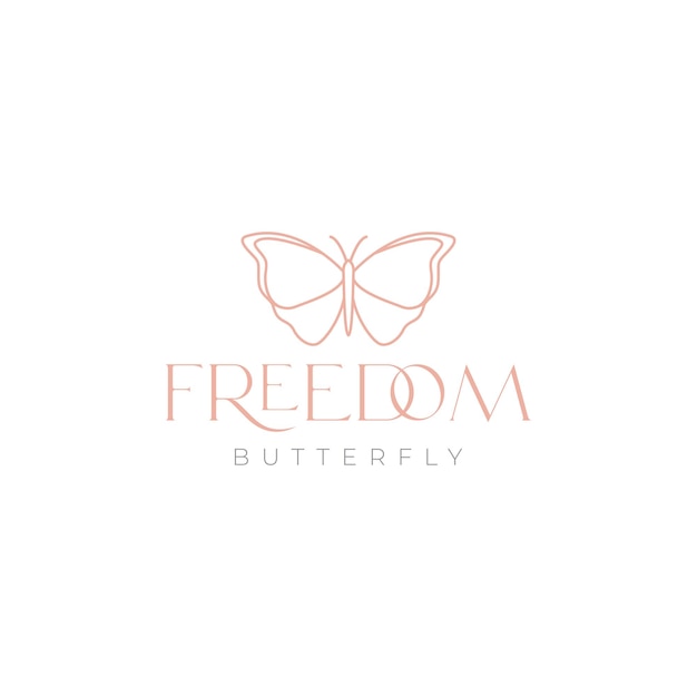 Delicate Butterfly Emblem with Elegant Rose Gold Text | Jiffy Designs