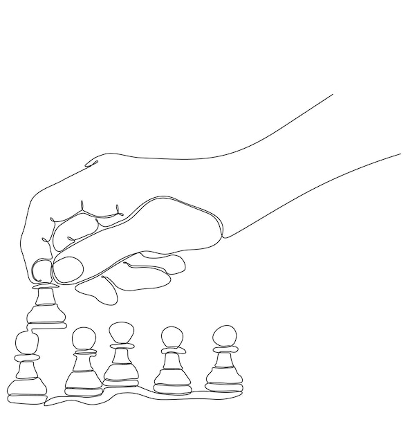 Skilled Hand Strategically Moves Chess Pieces on Board | Jiffy Designs